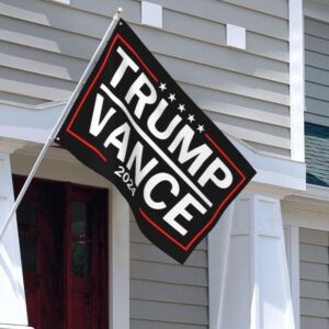 Trump-Vance 2024: Save America with Trump and Vance 7 Trump-Vance 2024 Flag Donald Trump 2024 President J D-Vance Ake Save American Back Garden Flag House Flags Outdoor Yard Flag Home Sign3