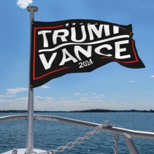 Trump-Vance 2024: Save America with Trump and Vance 6 Trump-Vance 2024 Flag Donald Trump 2024 President J D-Vance Ake Save American Back Garden Flag House Flags Outdoor Yard Flag Home Sign4