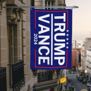 Trump-Vance 2024: Save America with Trump and Vance 8 Trump-Vance 2024 Flag Donald Trump 2024 President J D-Vance Ake Save American Back Garden Flag House Flags Outdoor Yard Flag Home Sign7