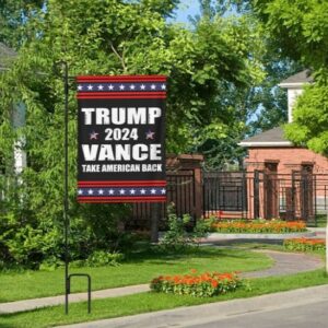 Trump-Vance 2024 Garden Flag: Show Your Support for Trump and Vance 9 Trump-Vance 2024 Garden Flag,Donald Trump 2024 President J D-Vance Ake Save American Back Double Sided Garden Flag House Flags Outdoor Yard Flag Home Sign14