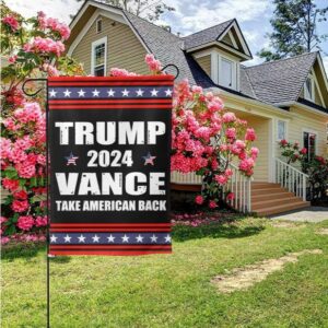 Trump-Vance 2024 Garden Flag: Show Your Support for Trump and Vance 7 Trump-Vance 2024 Garden Flag,Donald Trump 2024 President J D-Vance Ake Save American Back Double Sided Garden Flag House Flags Outdoor Yard Flag Home Sign16