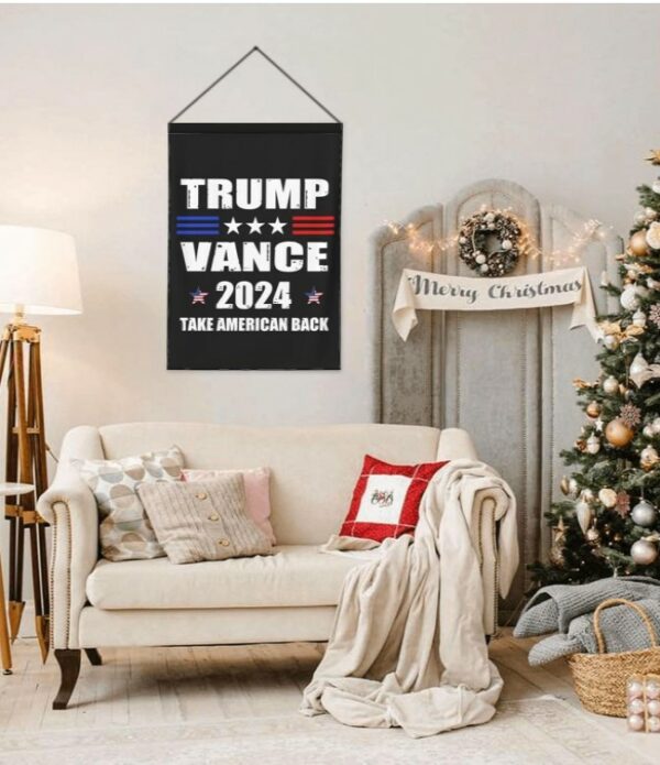 Trump-Vance 2024 Garden Flag,Donald Trump 2024 President J D-Vance Ake Save American Back Double Sided Garden Flag House Flags Outdoor Yard Flag Home Sign21