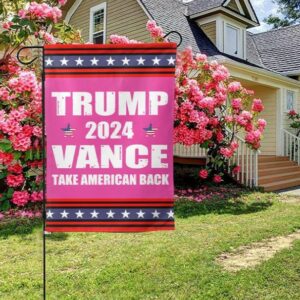 Trump-Vance 2024 Garden Flag: Show Your Support for Trump and Vance 6 Trump-Vance 2024 Garden Flag,Donald Trump 2024 President J D-Vance Ake Save American Back Double Sided Garden Flag House Flags Outdoor Yard Flag Home Sign4