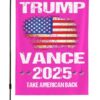 Trump-Vance 2024 Garden Flag,Donald Trump 2024 President J D-Vance Ake Save American Back Double Sided Garden Flag House12