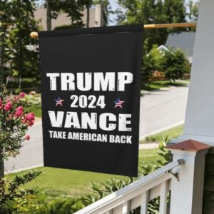 Trump-Vance 2024 Garden Flag: Show Your Support for Trump and Vance 10 Trump-Vance 2024 Garden Flag,Donald Trump 2024 President J D-Vance Ake Save American Back Double Sided Garden Flag House20