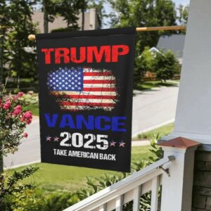 Trump-Vance 2024 Garden Flag: Show Your Support for Trump and Vance 10 Trump-Vance 2024 Garden Flag,Donald Trump 2024 President J D-Vance Ake Save American Back Double Sided Garden Flag House26