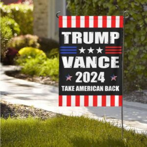 Trump-Vance 2024 Garden Flag: Show Your Support for Trump and Vance 11 Trump-Vance 2024 Garden Flag,Donald Trump 2024 President J D-Vance Ake Save American Back Double Sided Garden Flag House31