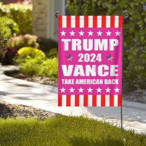 Trump-Vance 2024 Garden Flag: Show Your Support for Trump and Vance 11 Trump-Vance 2024 Garden Flag,Donald Trump 2024 President J D-Vance Ake Save American Back Double Sided Garden Flag House37