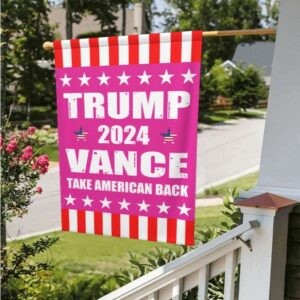 Trump-Vance 2024 Garden Flag: Show Your Support for Trump and Vance 10 Trump-Vance 2024 Garden Flag,Donald Trump 2024 President J D-Vance Ake Save American Back Double Sided Garden Flag House38