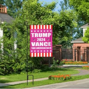 Trump-Vance 2024 Garden Flag: Show Your Support for Trump and Vance 9 Trump-Vance 2024 Garden Flag,Donald Trump 2024 President J D-Vance Ake Save American Back Double Sided Garden Flag House39