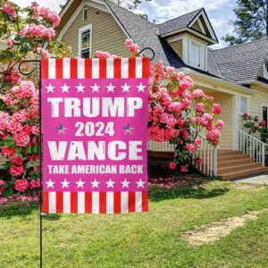 Trump-Vance 2024 Garden Flag: Show Your Support for Trump and Vance 7 Trump-Vance 2024 Garden Flag,Donald Trump 2024 President J D-Vance Ake Save American Back Double Sided Garden Flag House41
