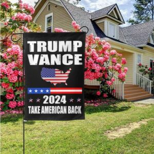 Trump-Vance 2024 Garden Flag: Show Your Support for Trump and Vance 7 Trump-Vance 2024 Garden Flag,Donald Trump 2024 President J D-Vance Ake Save American Back Double Sided Garden Flag House5
