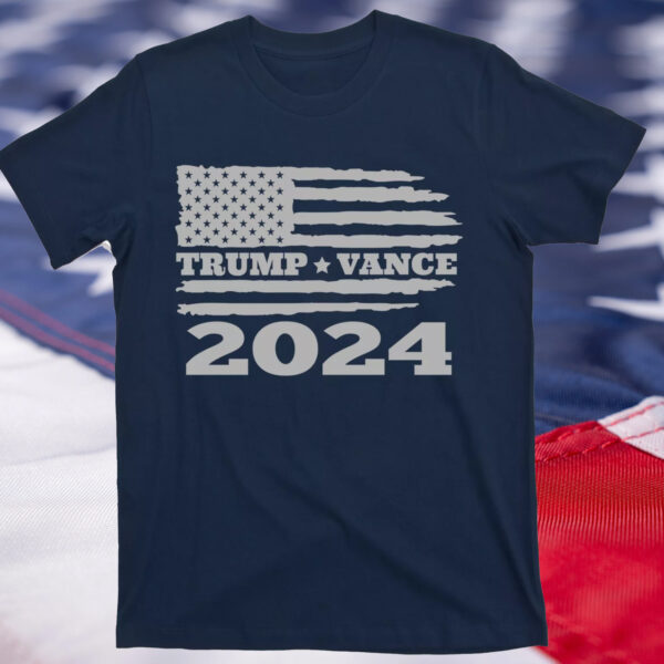 Trump Vance 2024 Gray Style T-Shirt2