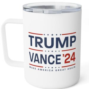 Trump Vance 2024 Insulated Coffee Mug, 10oz 5 Trump Vance 2024 Insulated Coffee Mug, 10oz