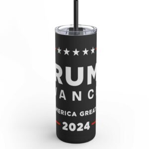 Trump Vance 2024 Maars Maker Skinny Matte Tumbler, 20oz 7 Trump Vance 2024 Maars Maker Skinny Matte Tumbler, 20oz