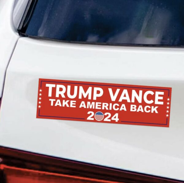 Trump Vance 2024 Magnet, Take America Back