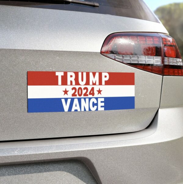 Trump Vance 2024 Magnetic Bumper Sticker