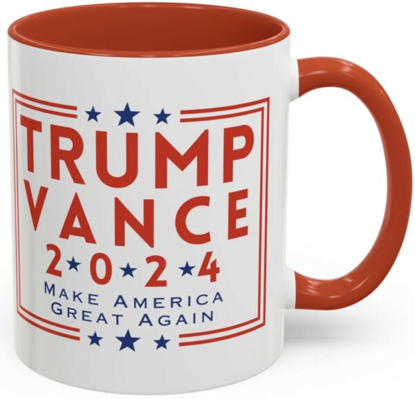 Trump Vance 2024 Make America Great Again - Accent Coffee Mug (11oz.)