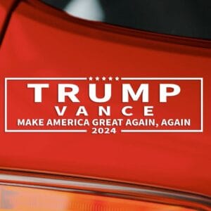 Trump Vance 2024 Make America Great Again, Again Sticker Decal