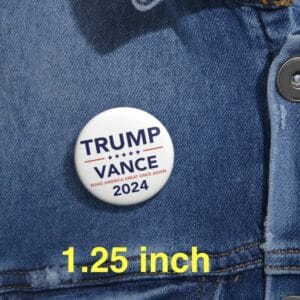Trump Vance 2024 Pin Button 4 Trump Vance 2024 Pin Button us