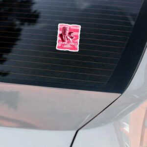 Trump Vance 2024: Premium Bubble-Free Pink Stickers for Maximum Visibility 5 Trump Vance 2024 - Pink Design - Bubble-free stickers1