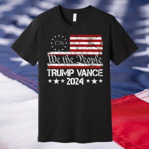 Trump Vance 2024: Show Your Support with Our Premium Election T-Shirt 4 Trump Vance 2024 President Trump Usa Flag Election Premium T-Shirt2