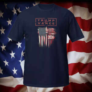Show Your Support: Trump/Vance 2024 Patriotic Flag T-Shirt 6 Trump Vance 2024 Presidential Candidate Support T-Shirt Patriotic Flag Edition2