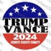 Trump Vance 2024 Sticker Trump for President 2024