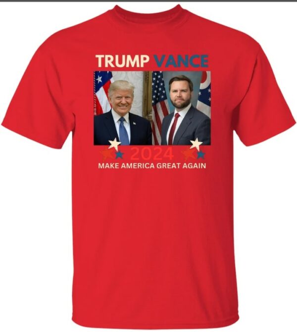 Trump Vance 2024 T-shirt, J.D. Vance Tshirt, Donald Trump tee, VP Vance Tshirt, Republican Tshirt, President Trump Vice President Vance Tee2