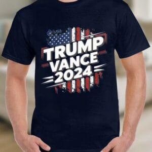 Trump Vance 2024 Vote T-shirt, Election Campaign T-Shirt, Support Trump Vance 2024, Political Graphic Tee, Vote Trump Vance Shirt2