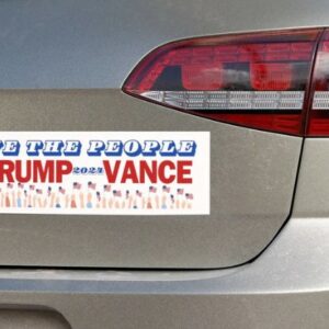 Trump Vance 2024: We the People Car Magnet and Bumper Sticker 5 Trump Vance 2024, We the People, Car Magnet, Trump Vance Bumper Sticker1
