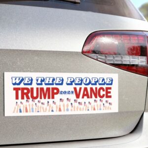 Trump Vance 2024: We the People Car Magnet and Bumper Sticker 4 Trump Vance 2024, We the People, Car Magnet, Trump Vance Bumper Sticker2