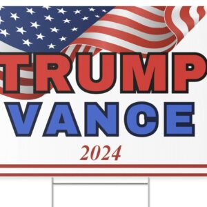Trump Vance 2024 Yard Sign, Presidential Election Sign 2024 6 Trump Vance 2024 Yard Sign, Presidential Election Sign 2024, Patriotic Sign for your Yard US