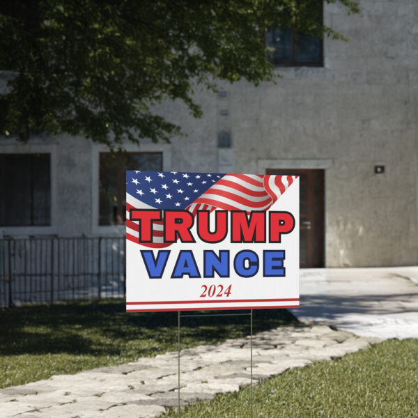 Trump Vance 2024 Yard Sign, Presidential Election Sign 2024, Patriotic Sign for your Yards