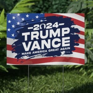 Trump Vance 2024 Yard Sign: Make America Great Again with President Trump 6 Trump Vance 2024 Yard Sign, Trump Vance Yard Sign, Make America Great Again Sign, President Trump Shot Sign, President Trumps