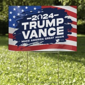 Trump Vance 2024 Yard Sign: Make America Great Again with President Trump 7 Trump Vance 2024 Yard Sign, Trump Vance Yard Sign, Make America Great Again Sign, President Trump Shot Signs, President Trump