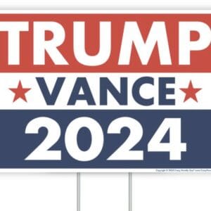 Trump Vance 2024 Yard Sign USA 7 Trump Vance 2024 Yard Sign Usa