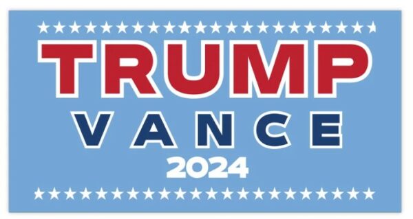 Trump Vance 2024 sticker,Trump 2024 bumper sticker, trump 47, Election sticker, Trump decal, Trump magnet, Republican, Vote For Felon, shot1