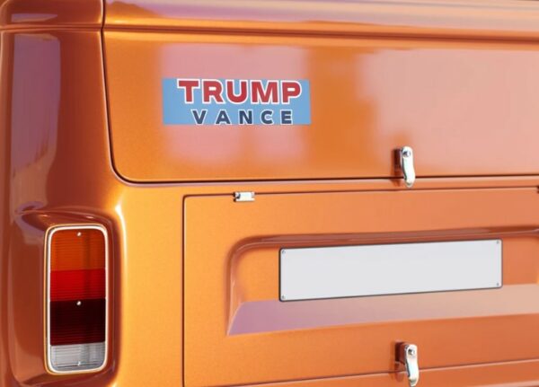 Trump Vance 2024 sticker,Trump 2024 bumper sticker, trump 47, Election sticker, Trump decal, Trump magnet, Republican, Vote For Felon, shot3