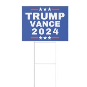 Trump Vance 2024 yard sign, MAGA, Presidential Election 2024 5 Trump Vance 2024 yard sign, MAGA, Presidential Election 2024 US