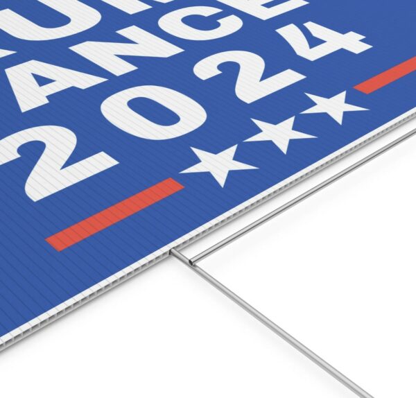 Trump Vance 2024 yard sign, MAGA, Presidential Election 2024 usa