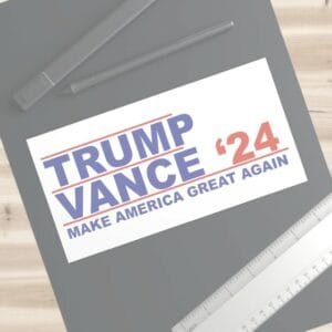 Trump & Vance '24 - Bumper Sticker 5 Trump & Vance '24 - Bumper Sticker us