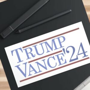 Show Your Support: Trump Vance '24 Bumper Stickers 4 Trump Vance '24 Bumper Stickers2