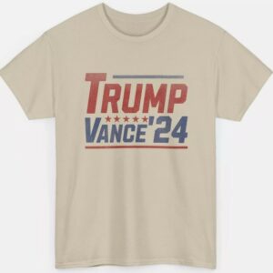 Trump Vance '24: Distressed Political Campaign T-Shirt 6 Trump Vance '24 Distressed T-Shirt - Political Campaign Tee2