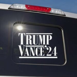 Trump Vance '24 Election Sticker: Show Your Support with Our 2024 Campaign Decal 3 Trump Vance '24 Election Sticker - 2024 Campaign Vinyl Decal - Car , Truck Decal1