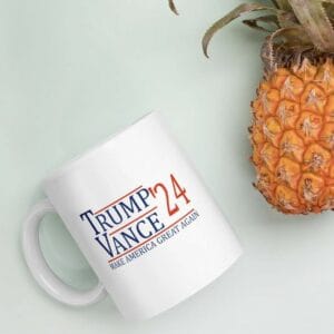 Trump Vance 24 Mug: Make America Great Again with VP Vance 5 Trump Vance 24 Mug Make America Great Again with VP Vance Mugs