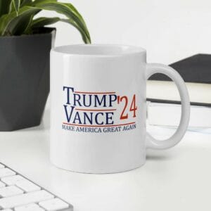 Trump Vance 24 Mug: Make America Great Again with VP Vance 7 Trump Vance 24 Mug Make America Great Again with VP Vances