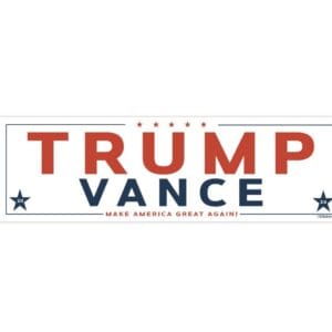 Trump/Vance Bumper Stickers 4 Trump Vance Bumper Sticker