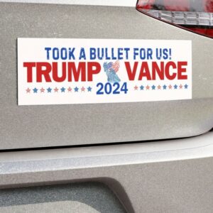 Show Your Support: Trump Vance Bumper Sticker 4 Trump Vance Bumper Sticker3