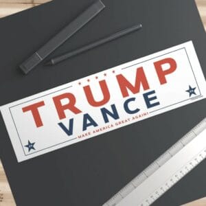 Trump/Vance Bumper Stickers 5 Trump Vance Bumper Stickers Us